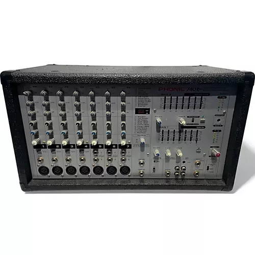 Used Phonic 740 Plus Powered Mixer