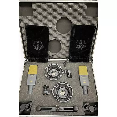 Used AKG c414b MATCHED PAIR Condenser Microphone