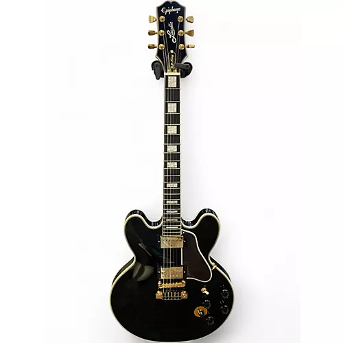 Used Epiphone BB King Lucille Black Hollow Body Electric Guitar Black