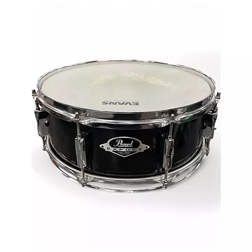 Used Pearl 14X5.5 Export Snare Black Drum Black 211