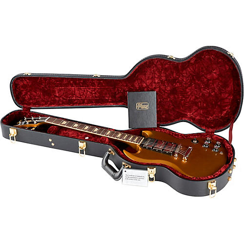 Gibson Custom SG Standard Fat Neck 3-Pickup Electric Guitar Double Gold