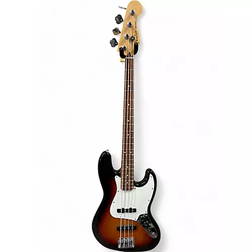 Used 2021 Fender Player Jazz Bass Tobacco Sunburst Electric Bass Guitar Tobacco Sunburst