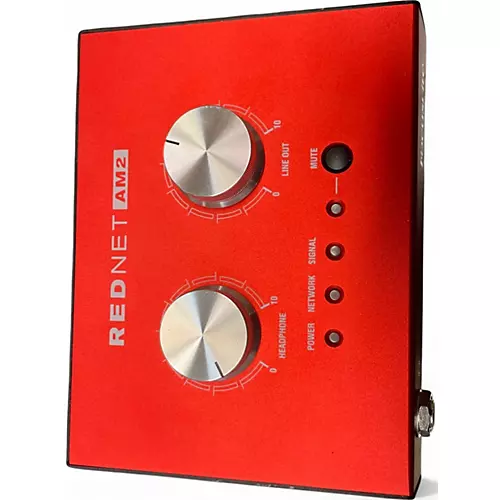 Used Focusrite rednet am2 Audio Interface