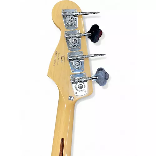 Used Squier JAZZ BASS Natural Electric Bass Guitar Natural