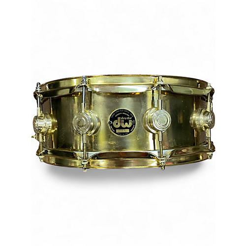 Used DW 14in POLISHED BRASS BRASS Drum BRASS 33