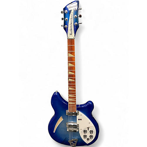 Used 2006 Rickenbacker 360 Blue Burst Hollow Body Electric Guitar Blue Burst