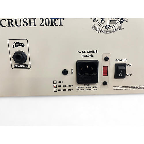 Used Orange Amplifiers Crush 20 20W 1x8 Guitar Combo Amp