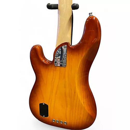 Used Fender American Elite Precision Bass Tobacco Sunburst Electric Bass Guitar Tobacco Sunburst