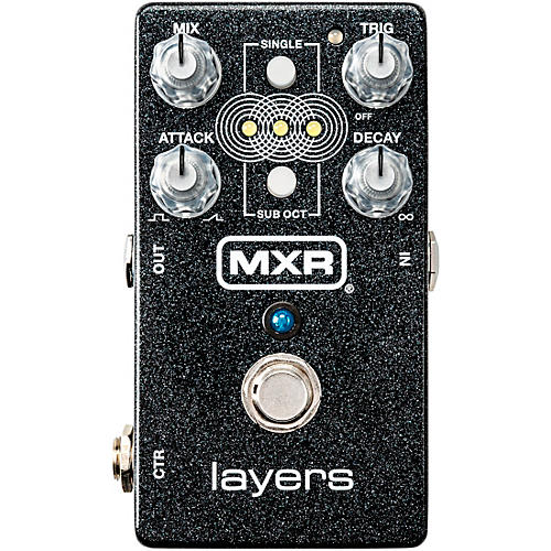 MXR M307 Layers Delay Effects Pedal Black Sparkle