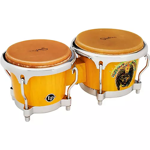LP Santana Africa Speaks Bongo Set Yellow Lacquer