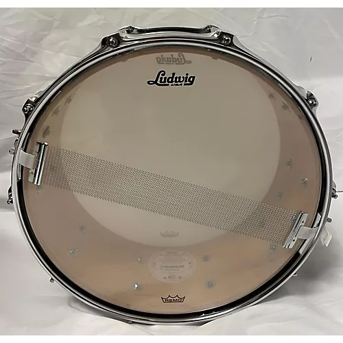 Used Remo 5X14 Ludwig Classic Maple Drum Maple Red Maple Red 8