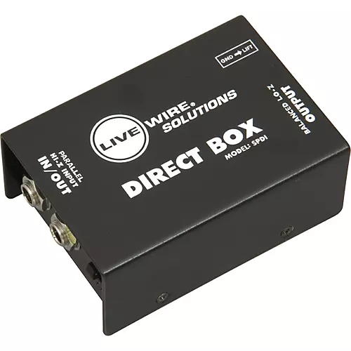 Livewire SPDI Passive Direct Box With Attenuation Pad