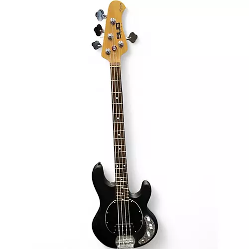 Used Sterling by Music Man Sub 4 Black Electric Bass Guitar Black
