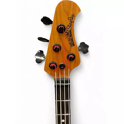 Used Ernie Ball Music Man Stingray 4 String Black Electric Bass Guitar Black