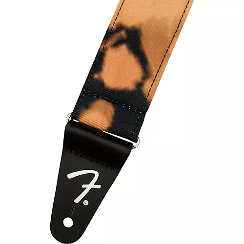 Fender Tie Dye Acid Wash Strap Black 2 in.