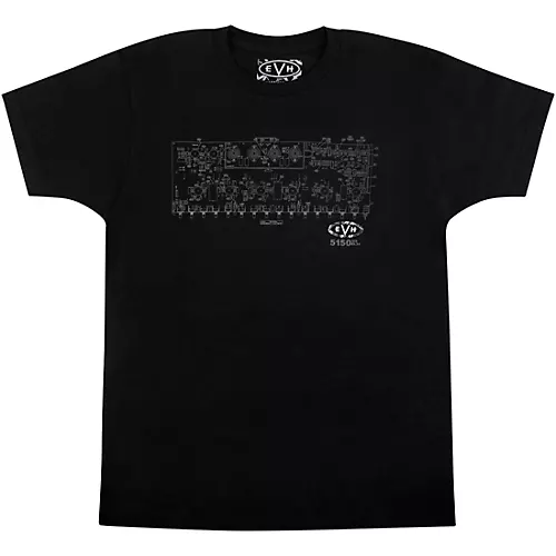 EVH Schematic T-Shirt Large Black