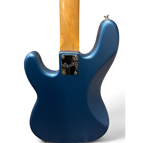 Used Fender American Performer Precision Bass Blue Electric Bass Guitar Blue