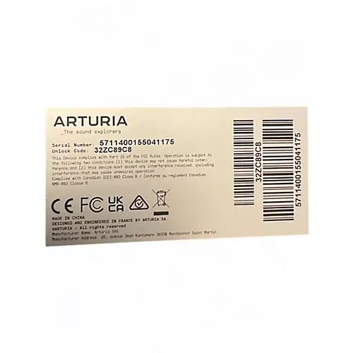 Used Arturia Minifreak Synthesizer