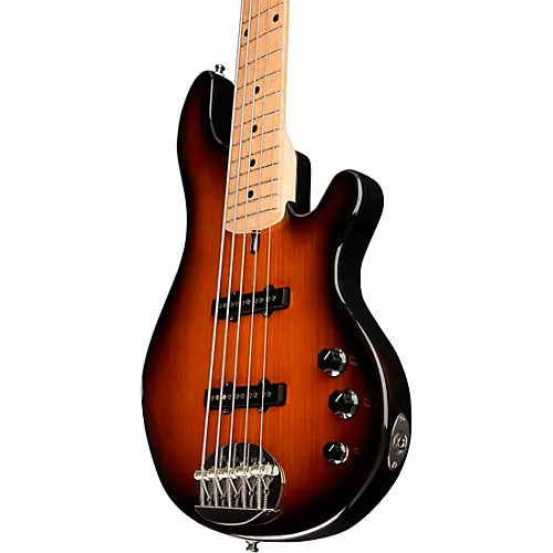 Lakland Classic 55 Dual J Maple Fretboard 5-String Electric Bass Guitar Tobacco Sunburst