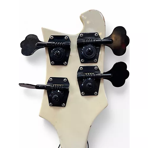 Vintage 1987 Rickenbacker Tuxedo White Electric Bass Guitar White