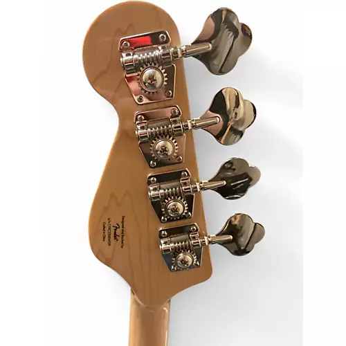 Used Squier PARANORMAL RASCAL Black Electric Bass Guitar Black