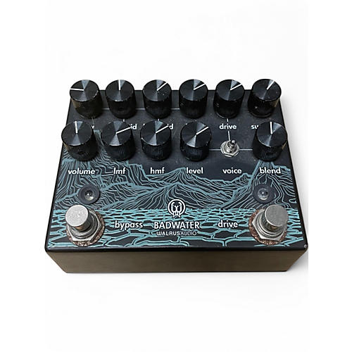 Used Walrus Audio BADWATER BASS PREAMP DI Bass Effect Pedal