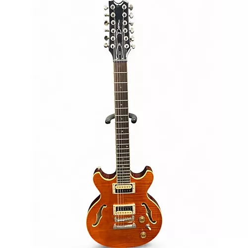 Used Dean Boca 12 Amber Solid Body Electric Guitar Amber