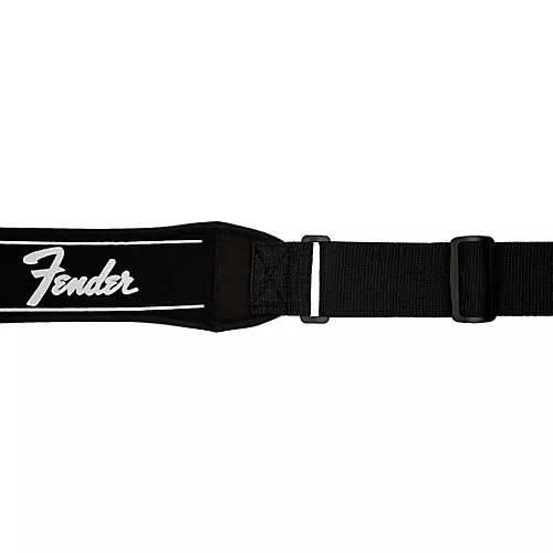 Fender Swell Neoprene Logo Guitar Strap Black 2.5 in.
