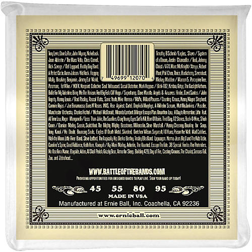 Ernie Ball 2070 Earthwood Acoustic Bass Strings