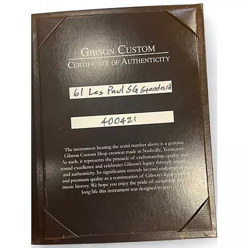 Used Gibson 61 Les Paul SG Standard Cherry Solid Body Electric Guitar Cherry