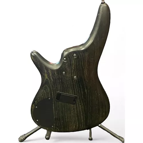 Used Ibanez SRFF805 Trans Black Electric Bass Guitar Trans Black