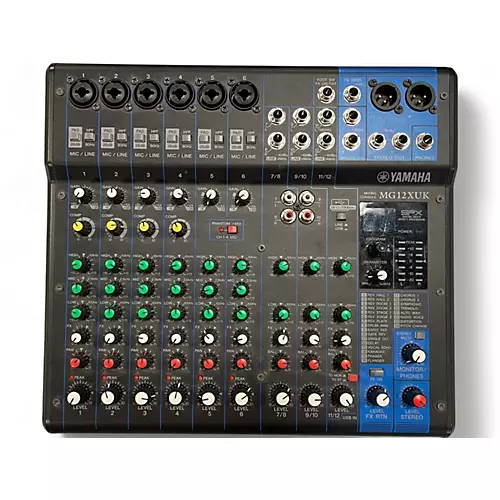 Used 2000s Yamaha MG12XU Unpowered Mixer