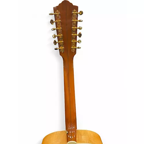 Used 2012 Guild F412 Natural 12 String Acoustic Electric Guitar Natural