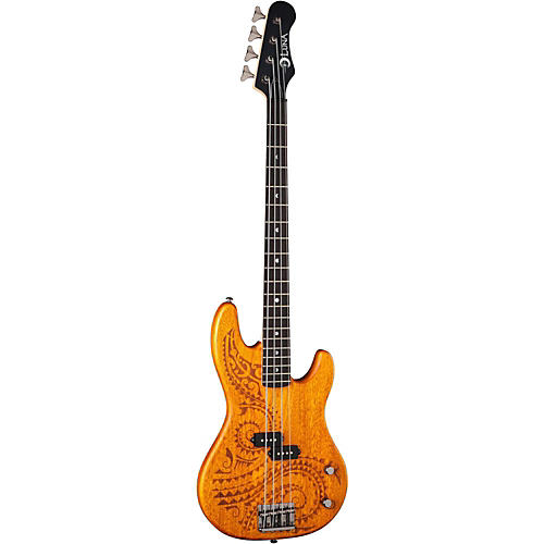Luna Tattoo Long Scale Electric Bass