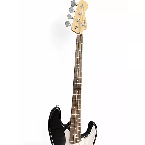Used Squier Precision Bass Black Electric Bass Guitar Black