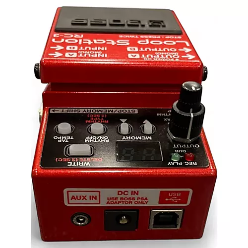 Used BOSS RC3 Loop Station Pedal