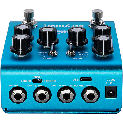 Strymon blueSky V2 Reverberator Effects Pedal Blue