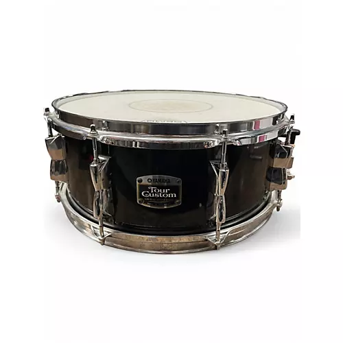 Used Yamaha 14X5.5 Tour Custom Snare Black Drum Black 211