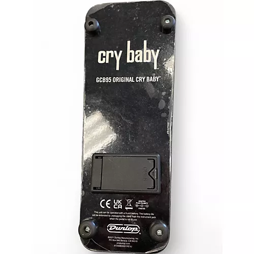 Used Dunlop GCB95 Original Crybaby Wah Effect Pedal