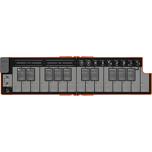 KORG nanoKEY Fold Foldable MIDI keyboard Lava Orange
