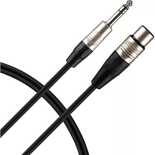 Livewire Advantage Interconnect Cable 1/4 TRS Male to XLR Female Black 3 ft.