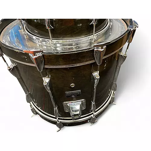 Used Yamaha 4 piece Club Custom Black Shadow Drum Kit Black Shadow