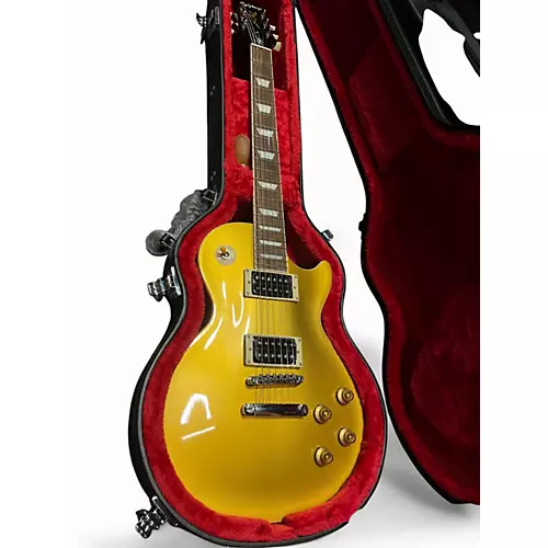 Used Epiphone Slash Victoria Les Paul Gold Top Solid Body Electric Guitar Gold Top