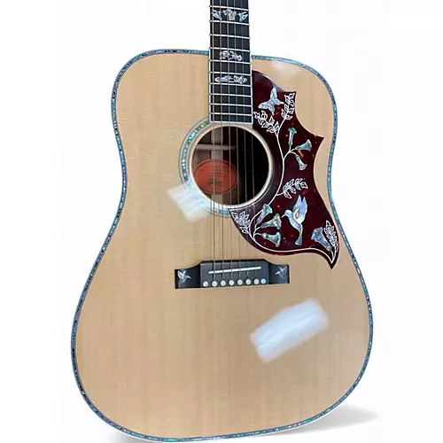 Used Gibson Hummingbird Custom Koa Natural Acoustic Electric Guitar Natural