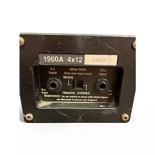 Used Marshall 1960A JCM 900 300W Guitar Cabinet