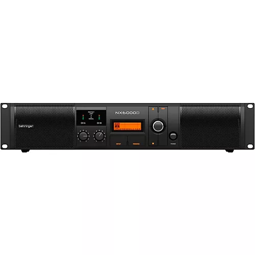 Behringer NX6000D 6,000W Power Amplifier With DSP