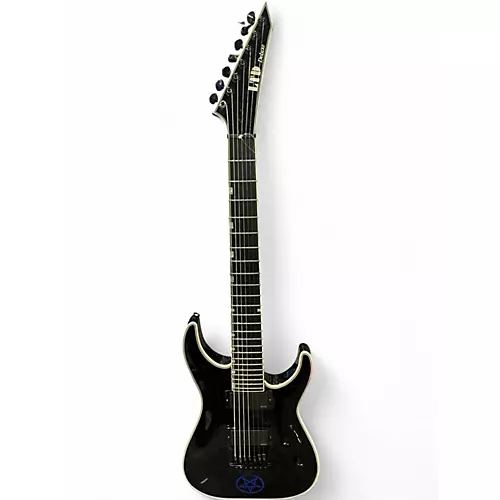 Used ESP LTD MH1000ET Black Solid Body Electric Guitar Black