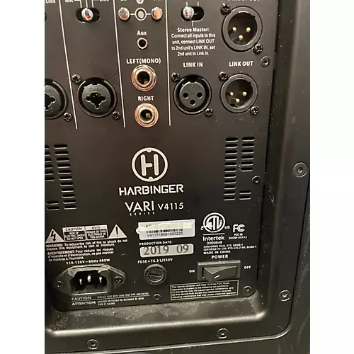 Used Harbinger VARI V4115 Powered Speaker