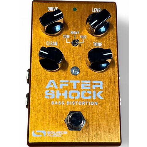 Used Source Audio AFTER SHOCK BASS DISTORTION Bass Effect Pedal