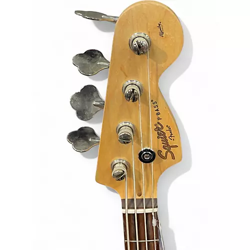 Used Squier AFFINITY PJ-BASS Black Electric Bass Guitar Black